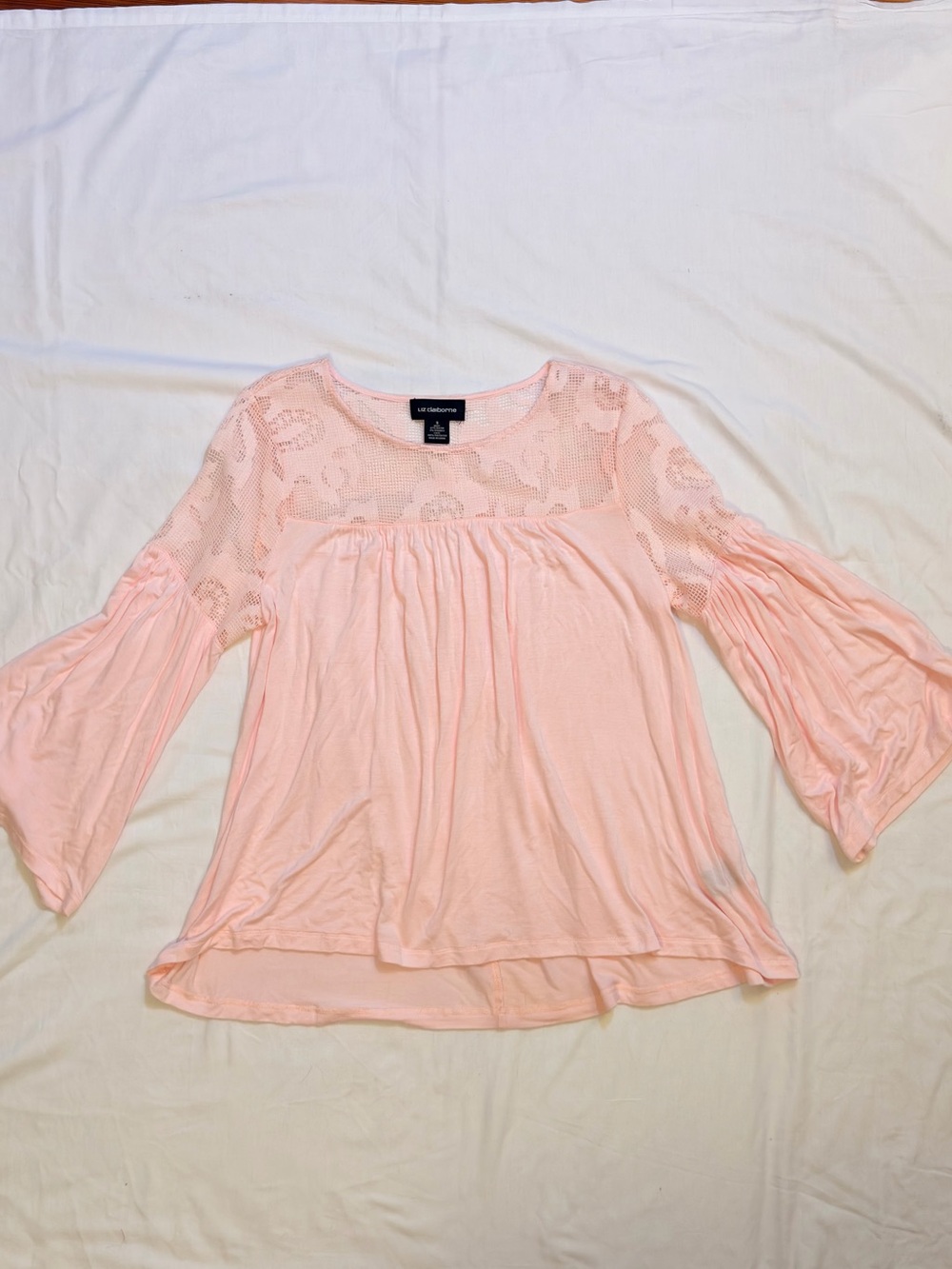 Vintage Liz Claiborne Bell Sleeve Top
